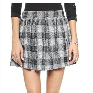 Free People Holly Golightly Plaid Skirt